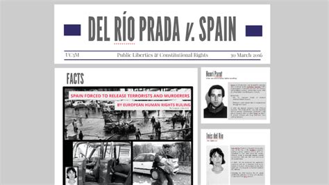 cedu del rio prada c spagna|Del Río Prada v. Spain [GC] .